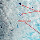 This image, acquired by one of the Copernicus Sentinel-2 satellites on Aug. 21, 2021, shows meltwaters flowing above the ice cap near Kangerlussuaq in southwest Greenland.